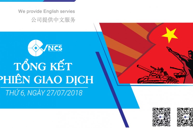 Tổng hợp phiên giao dịch ngày 27/04/2018