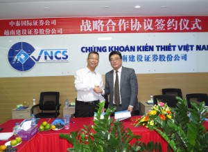 CHỨNG KHOÁN KIẾN THIẾT VIỆT NAM KÝ HỢP ĐỒNG PHÁT TRIỂN KHÁCH HÀNG VỚI CÔNG TY CHỨNG KHOÁN QUỐC TẾ ZHONGTAI TRUNG QUỐC