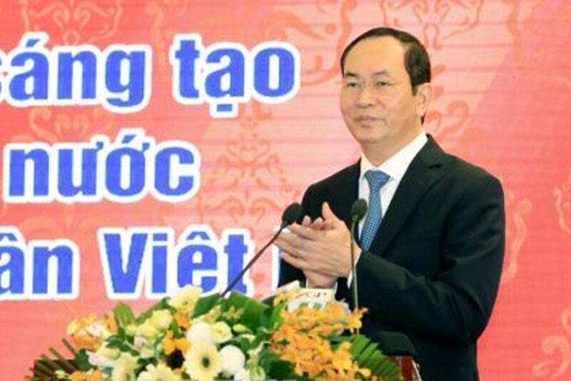 越南国家主席陈大光出席“企业家努力创新 实现国家可持续发展”竞赛启动仪式