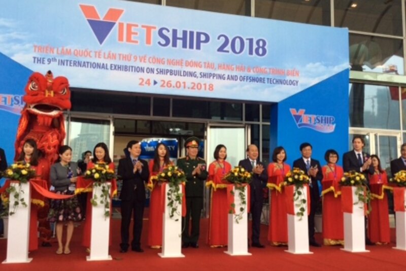 2018年第九届越南国际航海运输及造船工业展览会正式开幕