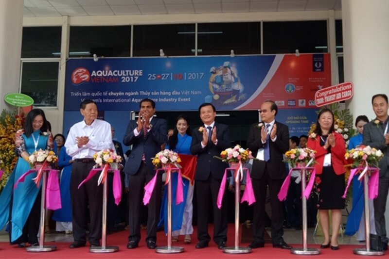 2017越南水产养殖业国际展览会在越南芹苴市正式开幕