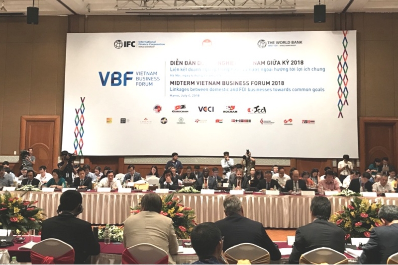 加强越南国内外企业的对接