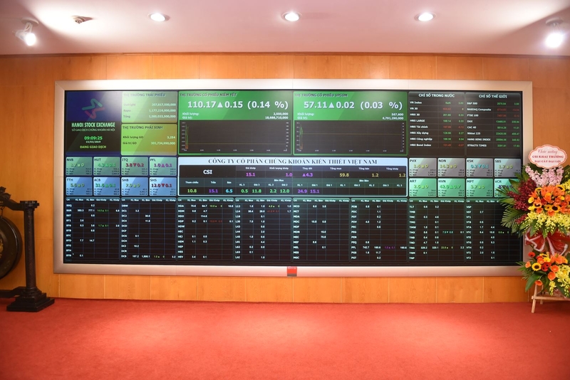 越南建设证券公司在UPCoM 交易所上市的首个交易日迎来开门红