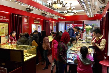 越南“财神日”前夕的黄金价格呈现混乱趋势