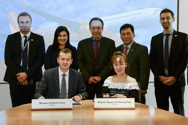 越捷航空与空客公司签署20架A321XLR客机采购协议