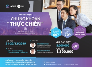 Đào tạo Chứng khoán "Thực chiến" - Cấp vốn đầu tư đến 10 triệu đồng