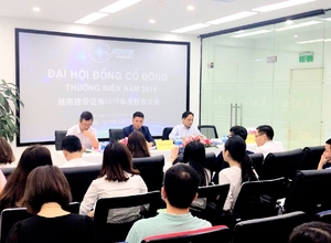 CHỨNG KHOÁN KIẾN THIẾT TỔ CHỨC THÀNH CÔNG ĐẠI HỘI CỔ ĐÔNG THƯỜNG NIÊN 2019