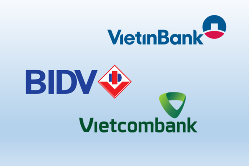 Vietcombank、VietinBank、BIDV等三大银行坏账