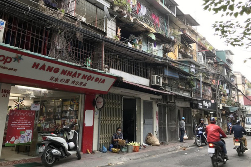 越南河内市中心越来越 “超载”