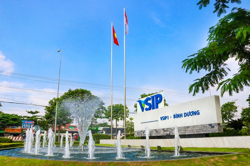 越南-新加坡工业区（VSIP） 有限联营公司准备首次公开募股计划：总管理面积8000公顷，每年利润稳定保持在数万亿越盾，在工业区房地产业位居第一