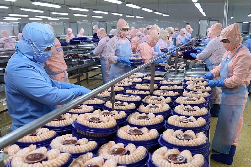 向美国出口的越南水产品创下三年以来最高增幅