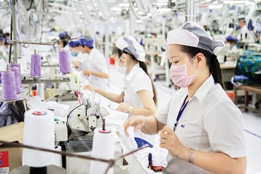 许多越南纺织服装企业已接到直到2022年第二季度末的订单