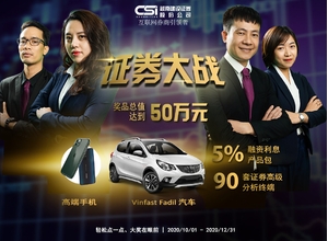 CSI正式启动《证券大战》比赛，寻找 50万人民币（16.8亿越盾）大奖主人。