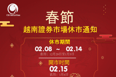 2024年春節越南證券市場休市通知
