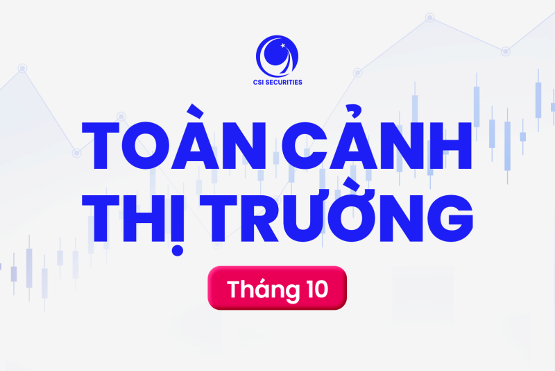 Toàn cảnh thị trường chứng khoán tháng 10/2024