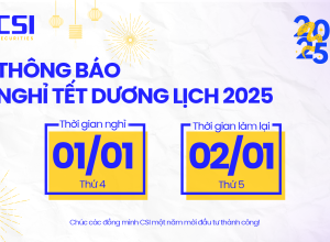 THÔNG BÁO LỊCH NGHỈ TẾT DƯƠNG LỊCH 2025