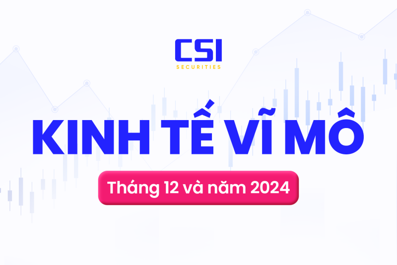 Báo cáo kinh tế vĩ mô tháng 12 & năm 2024