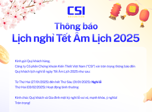 THÔNG BÁO LỊCH NGHỈ TẾT ÂM LỊCH 2025