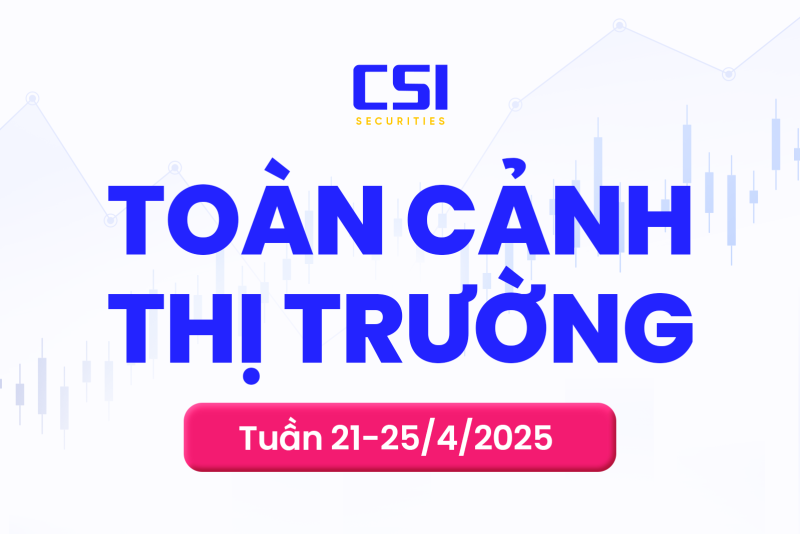 Toàn cảnh thị trường tuần 21/04 - 25/04/2025