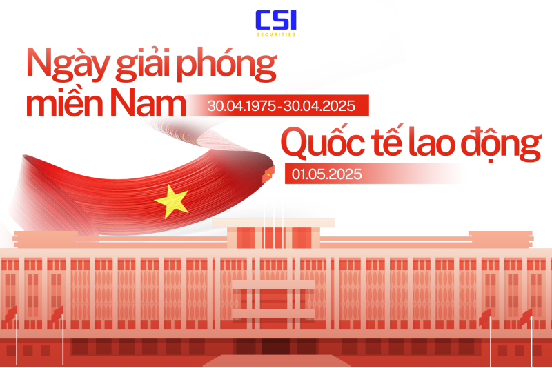 [THÔNG BÁO] LỊCH NGHỈ LỄ 30/4 & 1/5 - KỶ NIỆM 50 NĂM NGÀY GIẢI PHÓNG MIỀN NAM