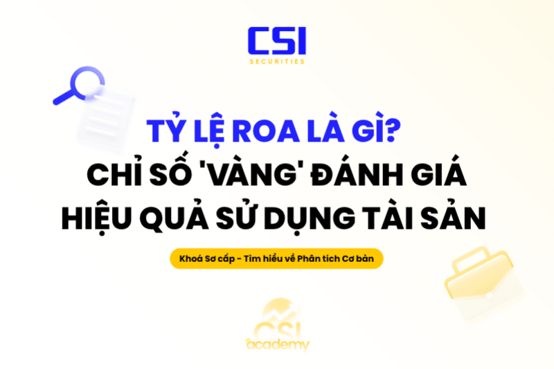 ROA là gì? Chỉ số 'vàng' đánh giá hiệu quả sử dụng tài sản
