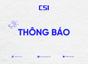 [THÔNG BÁO] - Thay đổi Thuế giá trị gia tăng (VAT) đối với một số dịch vụ trong lĩnh vực chứng khoán