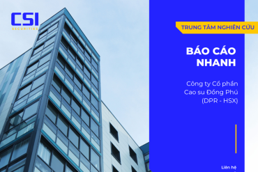 Báo cáo nhanh Công ty Cổ phần Cao su Đồng Phú (DPR - HSX)