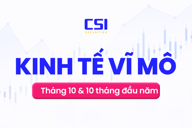 Báo cáo kinh tế vĩ mô tháng 10 và mười tháng đầu năm 2025