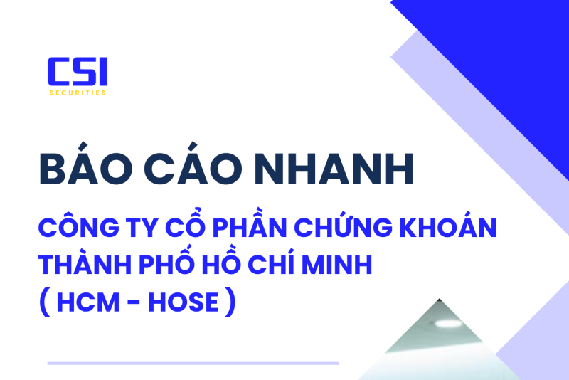 BÁO CÁO NHANH CTCP CHỨNG KHOÁN THÀNH PHỐ HỒ CHÍ MINH