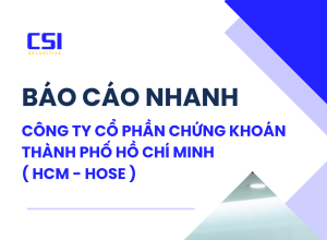 BÁO CÁO NHANH CTCP CHỨNG KHOÁN THÀNH PHỐ HỒ CHÍ MINH