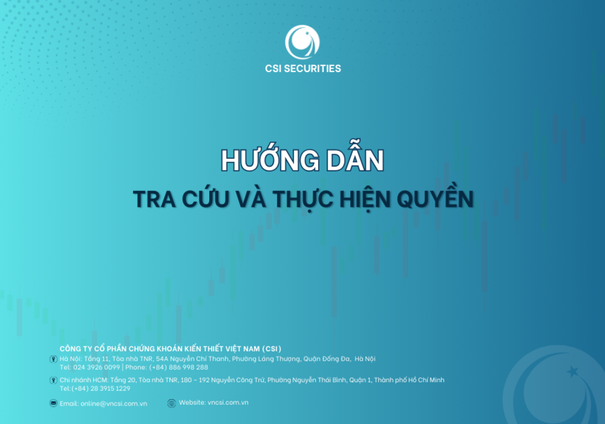 Hướng dẫn tra cứu và thực hiện quyền