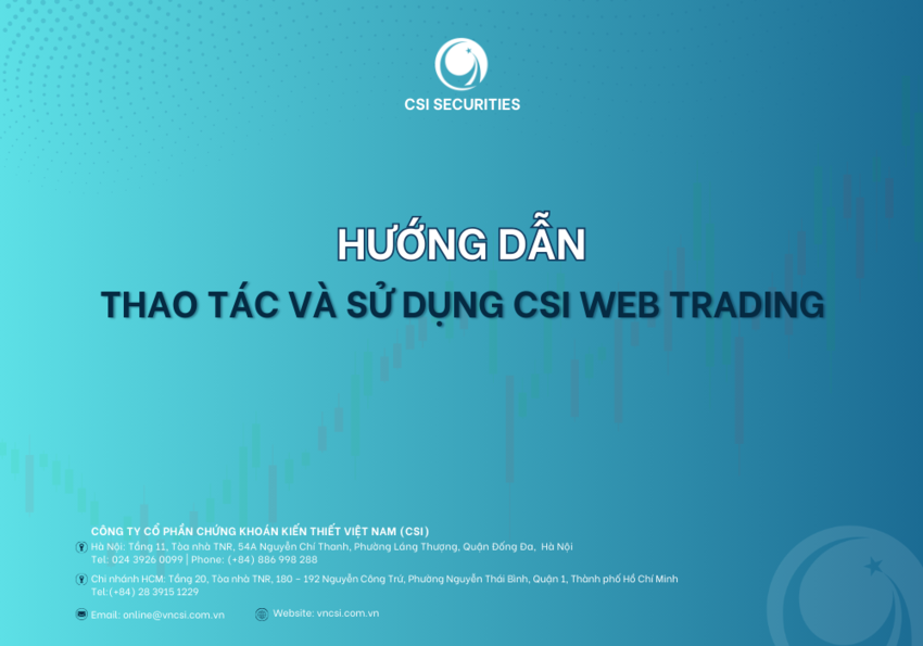 Hướng dẫn sử dụng Web Trading